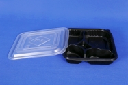 American black 4+1 lunch box A3