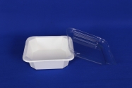 White kraft paper raised lid box 1-1