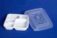 American white five-compartment lunch box AY